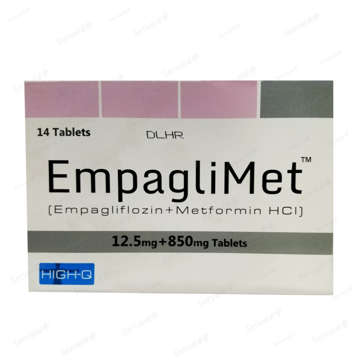 Picture of Empagli Met 12.5/850mg Tab 7x2s